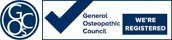 General Osteopathic Council Registered